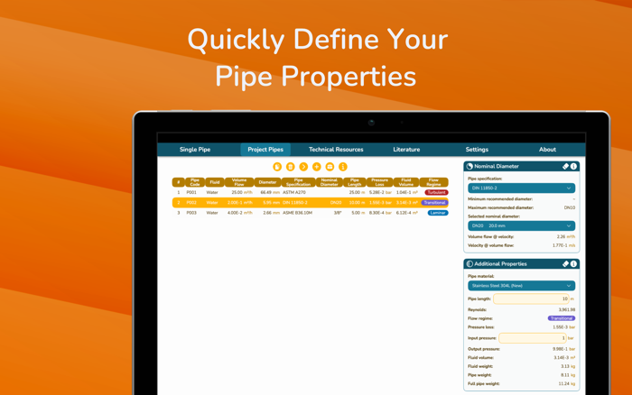 Pipe Sizing