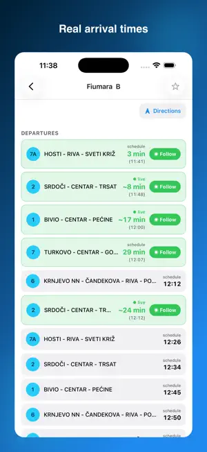 RiBus - Live buses in Rijeka screenshot 2