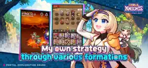 Girls Knights: SQUAD RPG screenshot 1