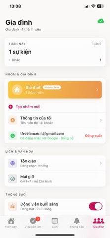 Lịch Nhà screenshot