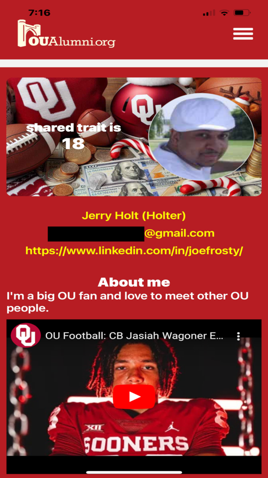 #4. OU Alumni (iOS) 由: Alumni Match LLC