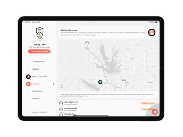 Peace of Mind Safety iPad screenshot