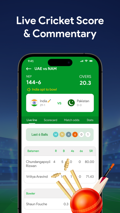 Live Cricket Score : Live Line Screenshot