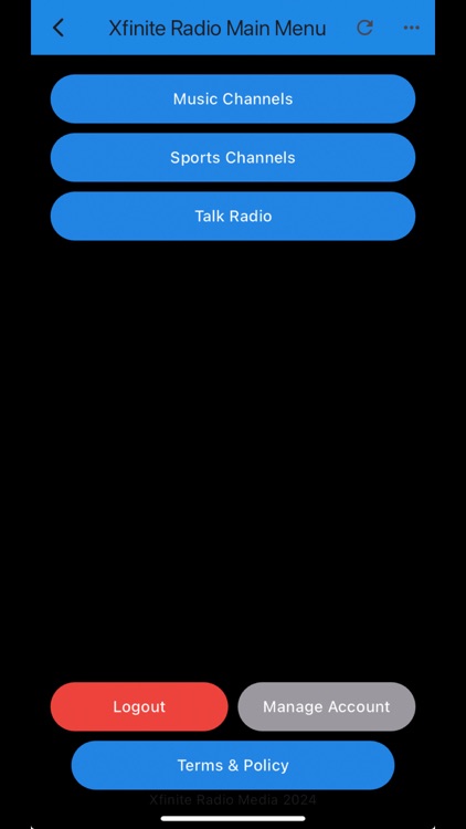 Xfinite Radio Media screenshot-3