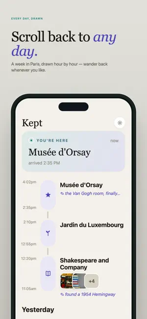 Kept: Your Life, Searchable screenshot 3