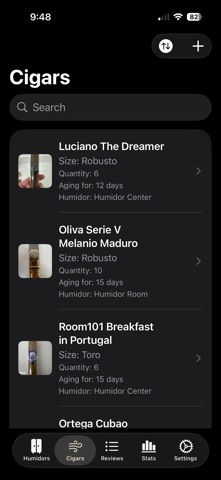 Humidor Journal Screenshot 2 of 9