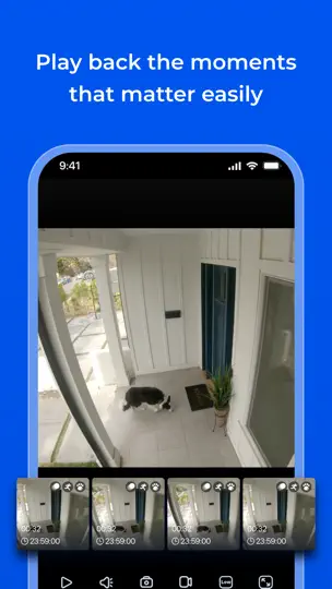 Screenshot von Reolink auf dem iPhone 5