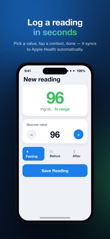GlucoWrist - Glucose Tracker Screenshot 4 of 8