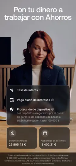 Captura de pantalla de Revolut Business en iPhone 4