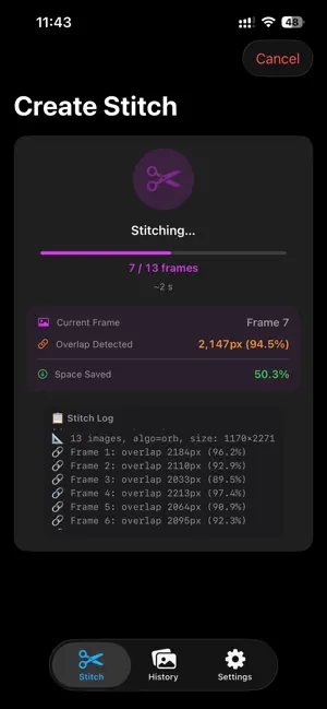 VFStitch - Long Image Maker screenshot 1