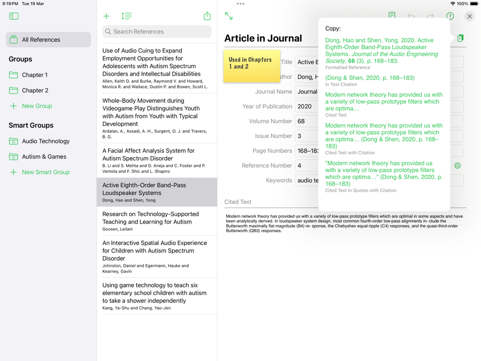 #7. Reference Tracker (macOS) 由: Jim McGowan