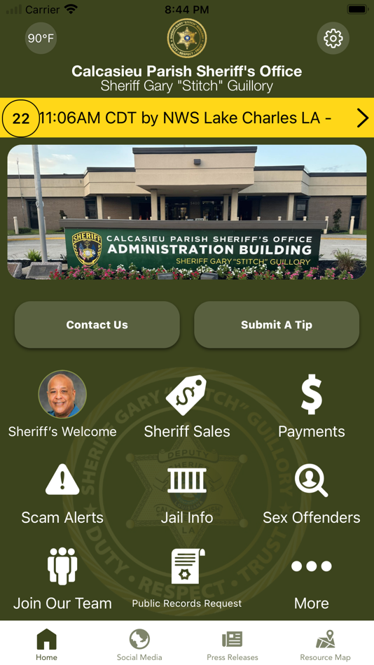 #1. Calcasieu Parish SO (LA) (iOS) 由: Calcasieu Parish Sheriff's Office