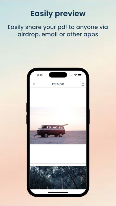 Photos to PDF: PDF Create Screenshot