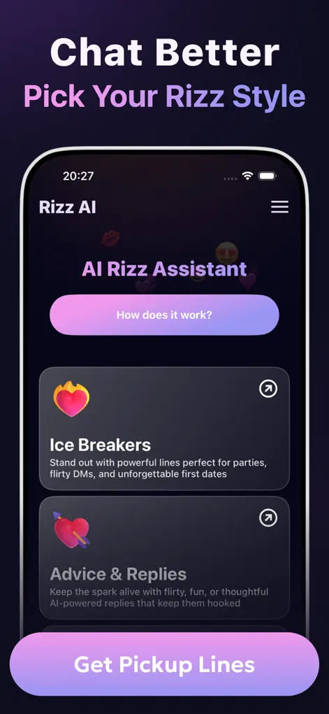 Sense: AI Rizz Assistant - Entertainment App | MWM