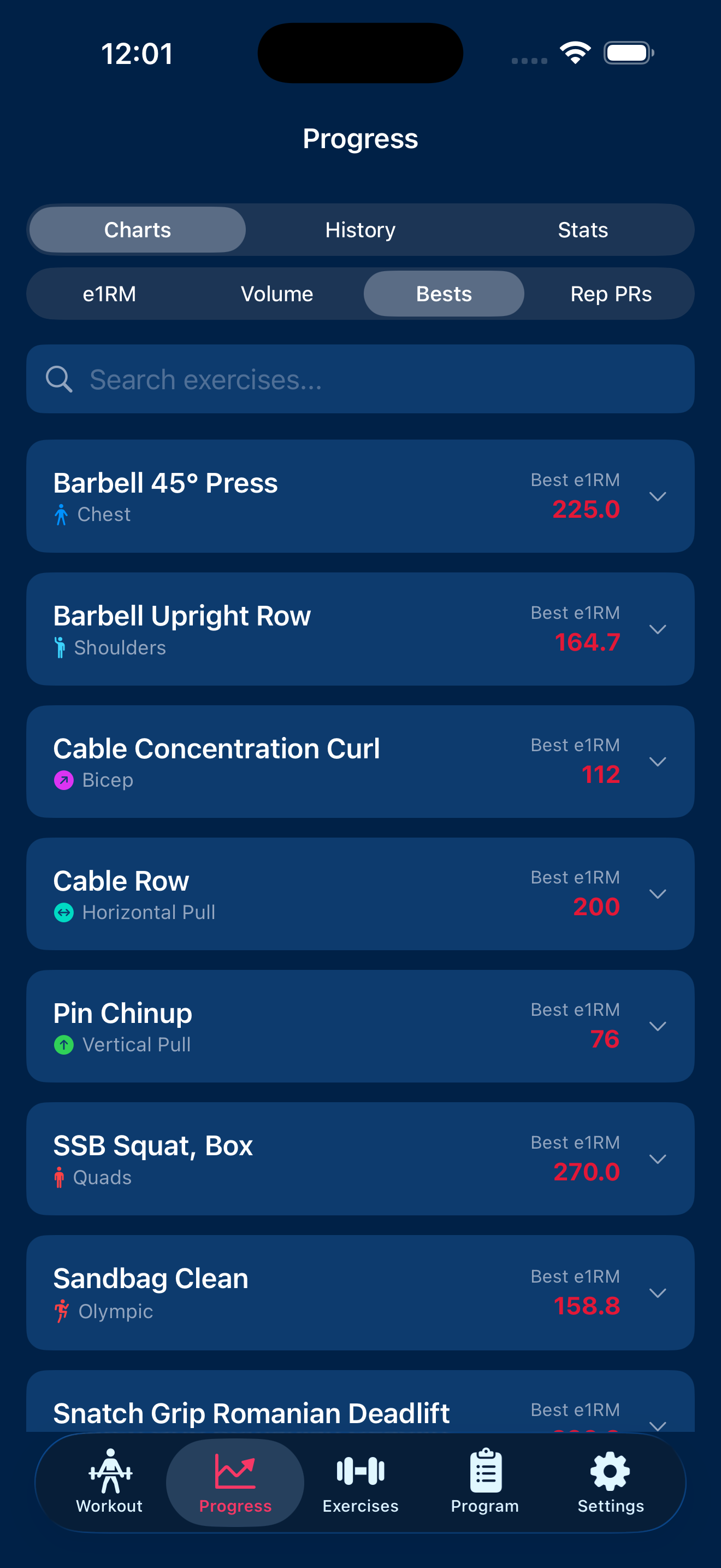 GymLedger-Gym Workout Tracking screenshot 5