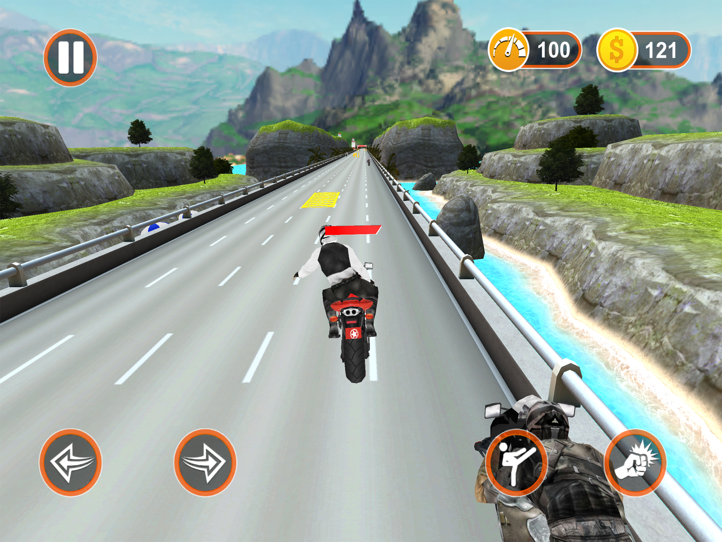Street Race-Crazy Bike Game screenshot 7