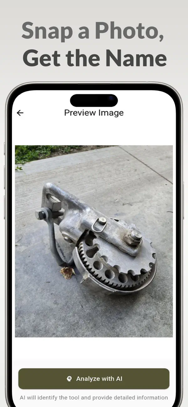 #6. ToolScan: Tool identifier (iOS) Göre: Isuru Lakmal