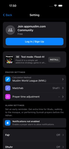 Salat Time: Offline Schedule Screenshot 2 of 4