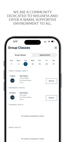 Pure Body Studio App Screenshot 3 of 4