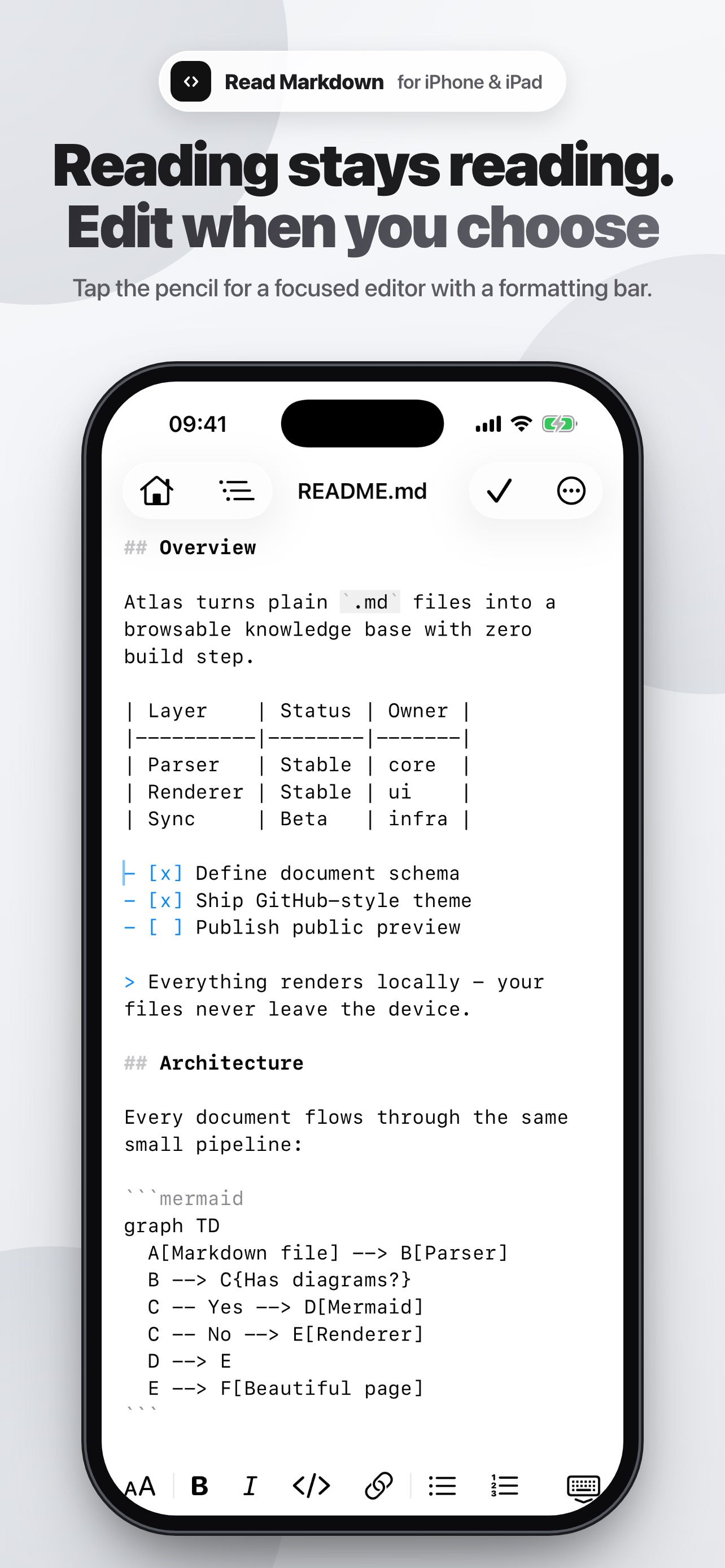 Screenshot 4 of Read Markdown: Fast & Light