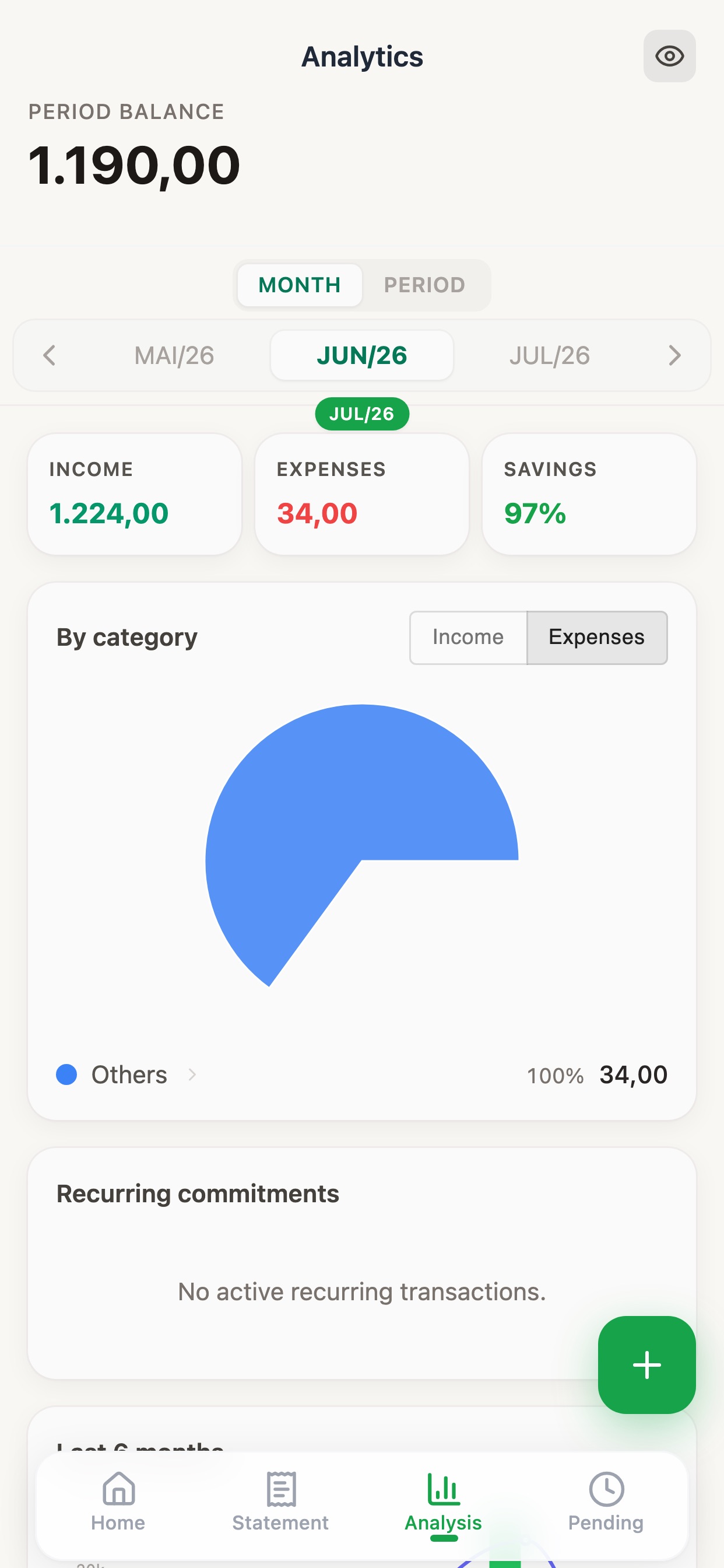 Screenshot 2 of Saldo+ Financial Intelligence