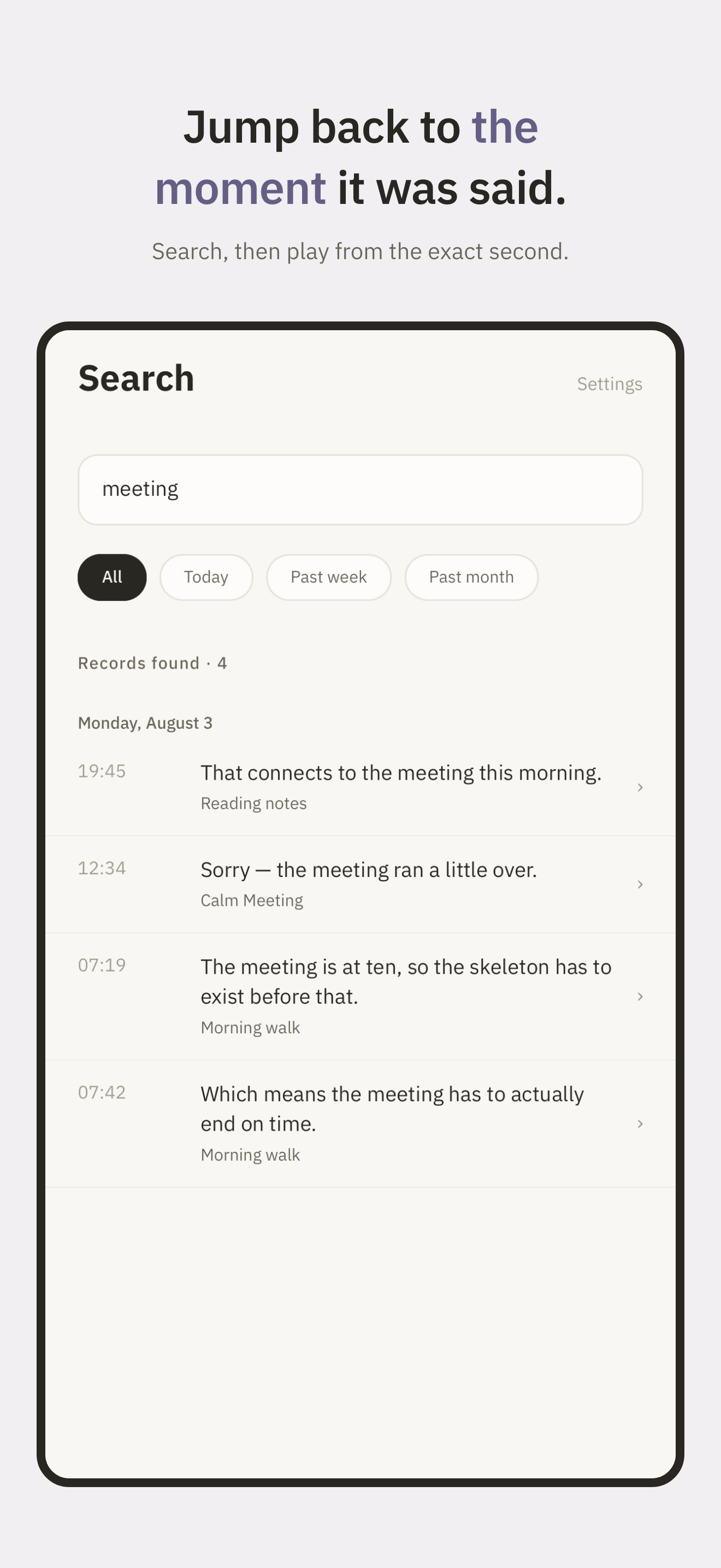 Koedori — Private Voice Diary screenshot 3