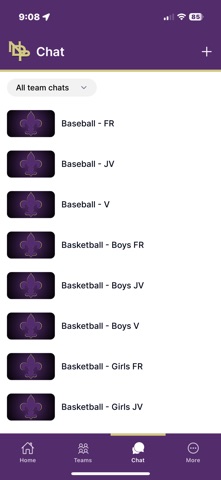 Notre Dame Prep Athletics screenshot