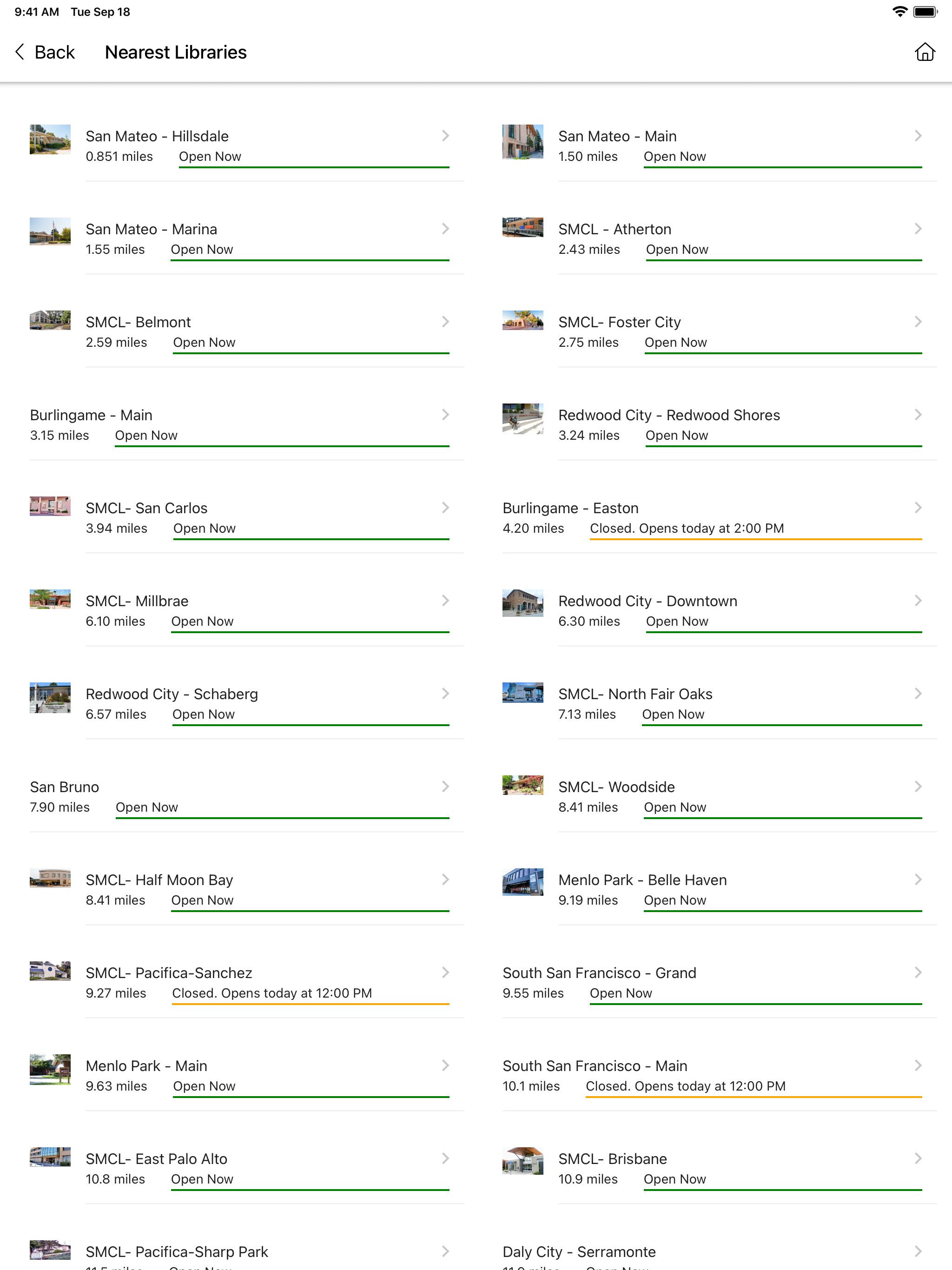 Burlingame Library screenshot 11