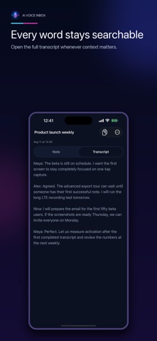 Voice Inbox: AI Notes Screenshot 4 of 6
