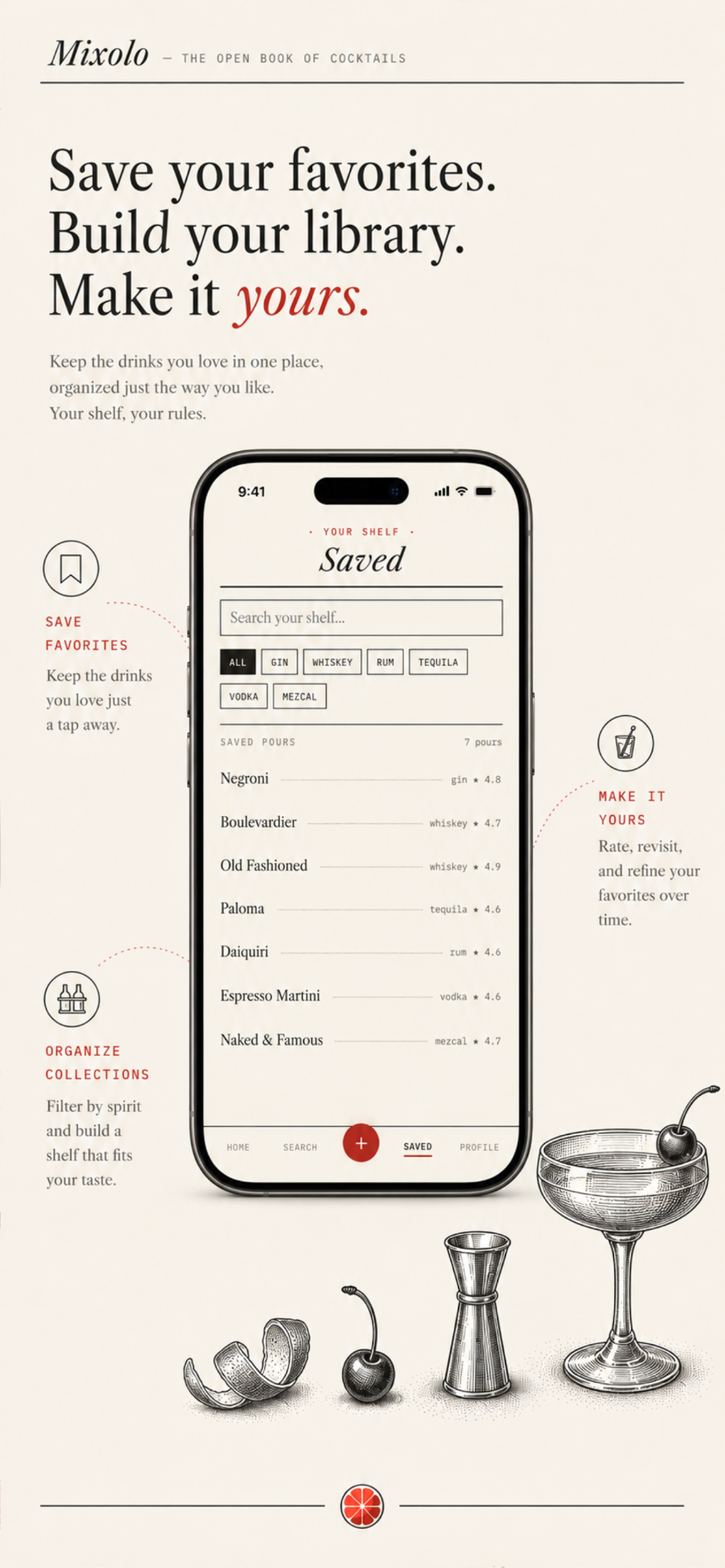 Mixolo: Cocktail Recipes screenshot 3