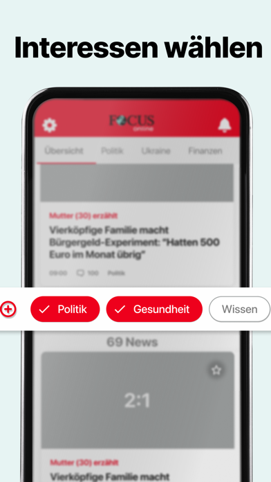 FOCUS online Nachrichten Screenshot