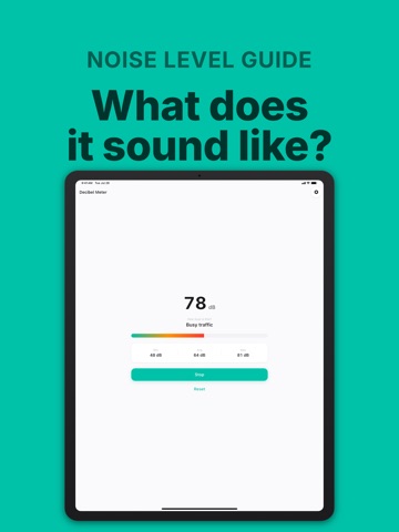 Decibel Meter: dB Noise Check iPad screenshot