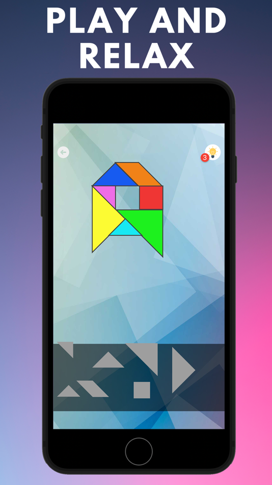 #3. Tangram Shape Puzzle Game (iOS) Bởi: Paperboat Labs Private Limited