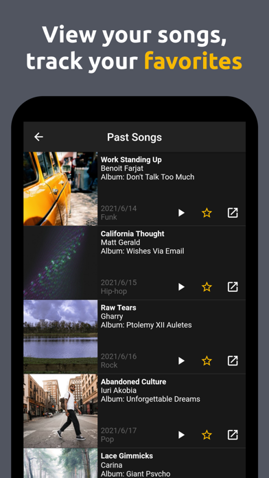 SongDaily iPhone screenshot 3 - Music app