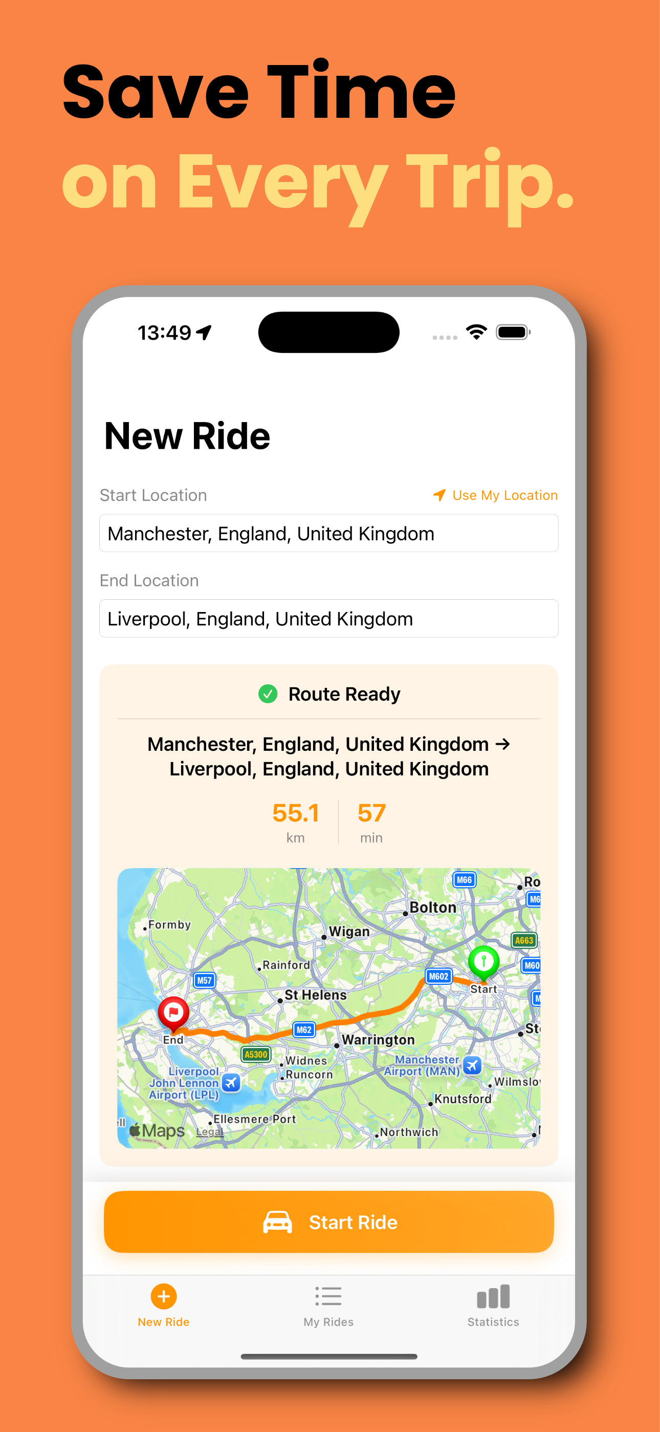 StatDrive GPS Trip Tracker