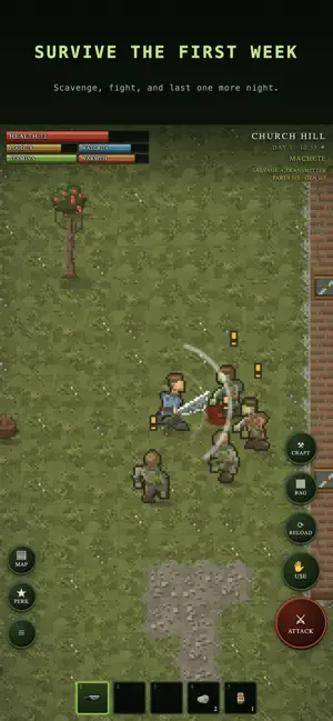 Salvage: Pixel Zombie Survival screenshot 1