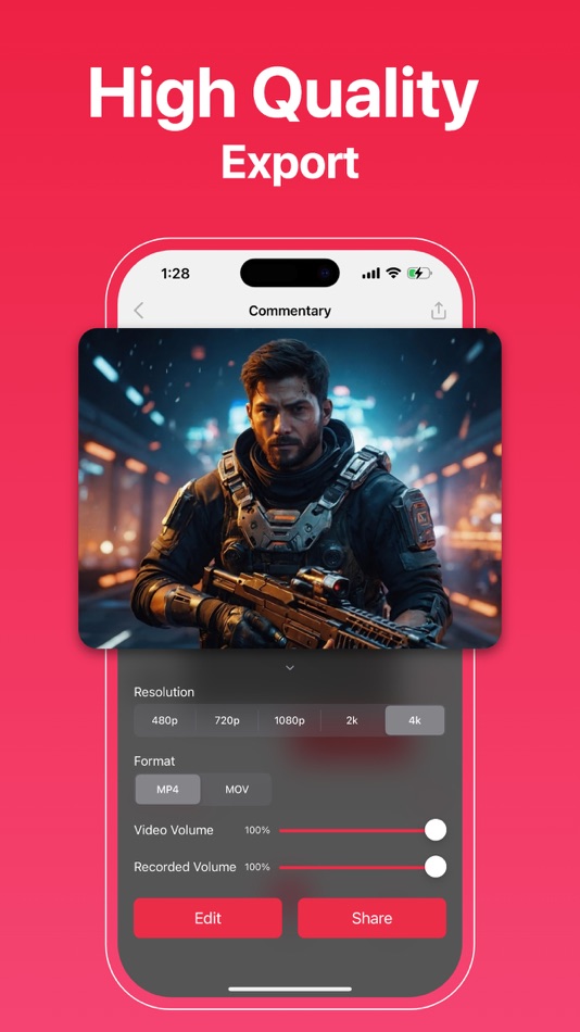 #5. Screen Recorder: 4K Recording (iOS) By: Mohammad Mahmudul Hasan