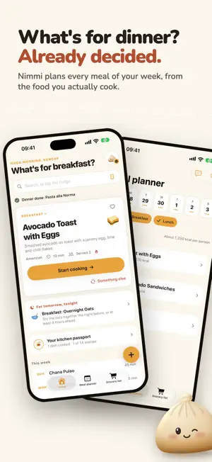 Nimmi: Meal Planner & Recipes screenshot 1