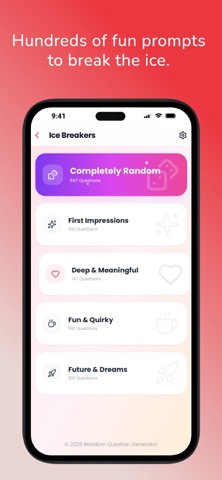 Random Questions Generator Screenshot 2 of 5