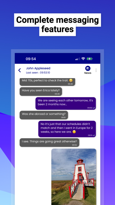 News Plume (hidden messenger) iPhone screenshot 5 - Social Networking app