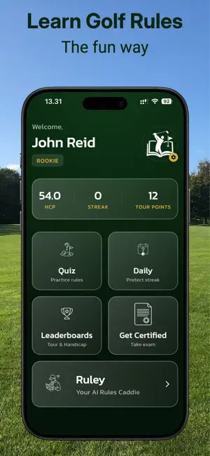 GolfRuleCaddie screenshot 1