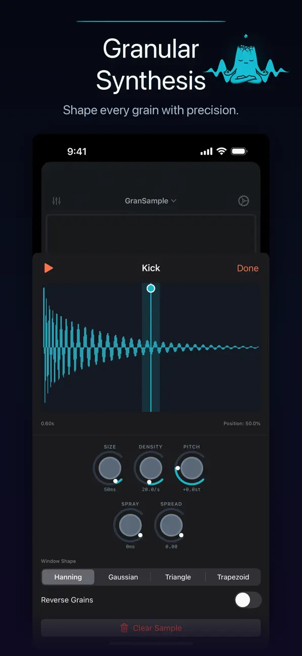 #2. GranSample - Granular Sampler (iOS) 게시자: Chih Han Lin