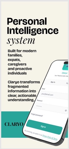 Claryo: Health & Wealth Data screenshot