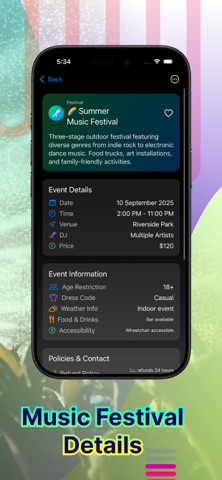 Music Party Chill iPhone screenshot