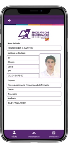 Comerciários RJ iPhone screenshot 3