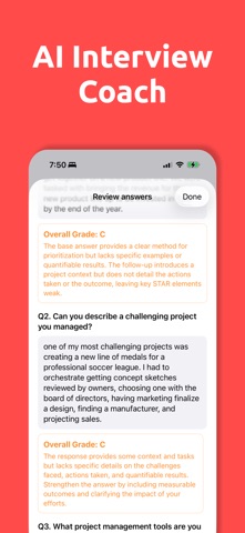 Mock Interview Prep AI screenshot