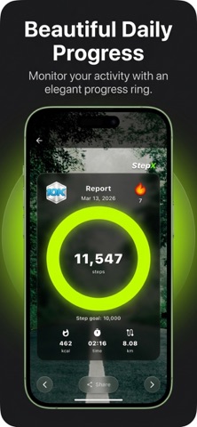 StepX: Daily Step Counter Screenshot 2 of 6