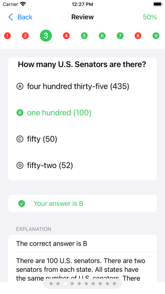 #8. US Civics Test Practice (iOS) 由: 俊柯 杨