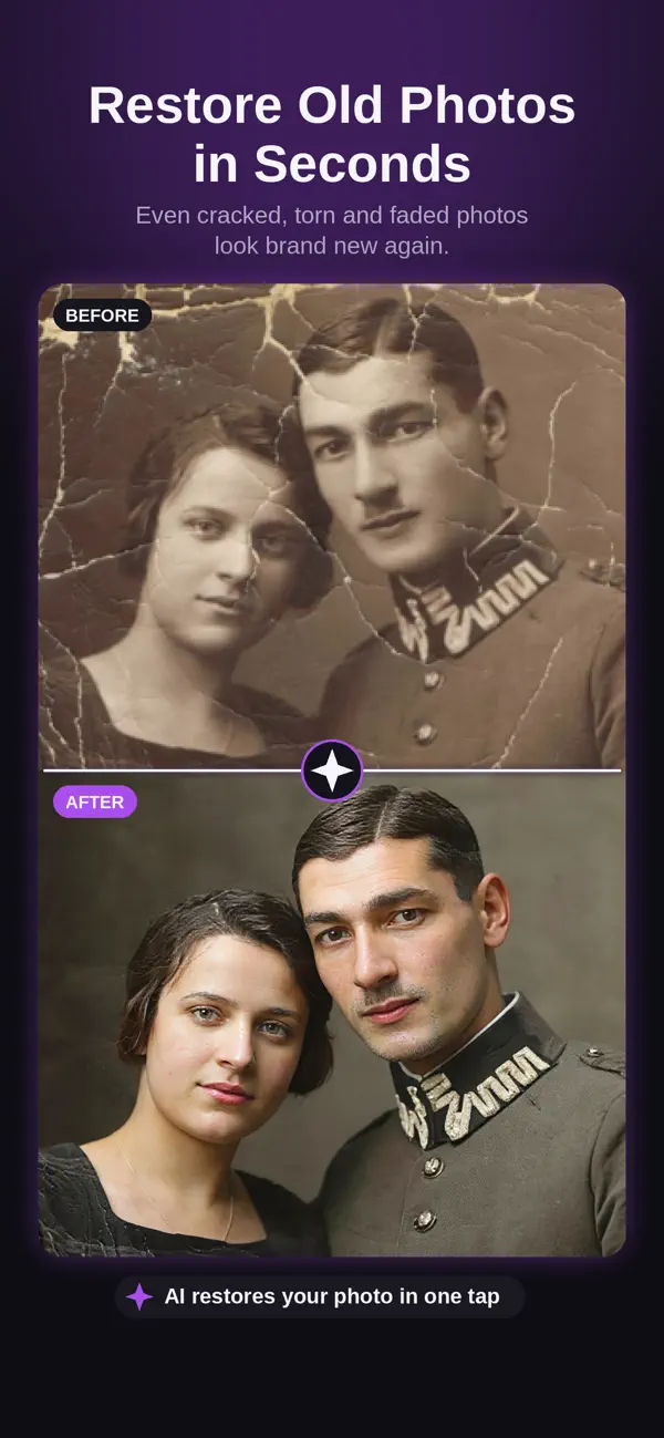 Screenshot #1 pour ClearPast: Restaurer Photos