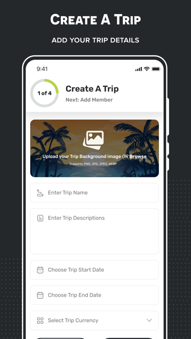 Travel Expense Dairy Screenshot